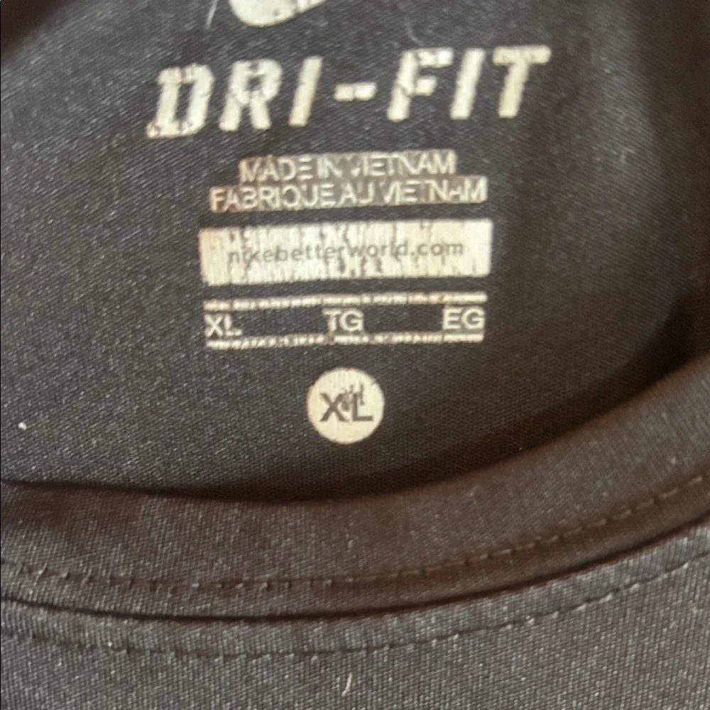 Nike Black Sleeveless Dri-FIT Shirt